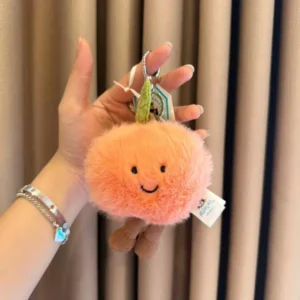 Jellycat Amuseable Peach Keychain